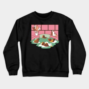 Capybara relax time Crewneck Sweatshirt